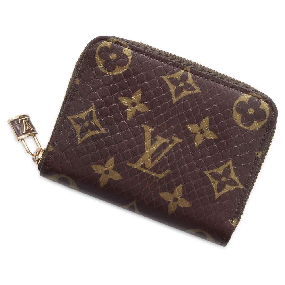 Louis Vuitton Python Monogram Zippy Coin Purse Br… - image 1